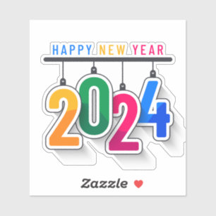 Sticker Bonne année 2024