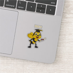 Sticker Bonne remise des diplômes des abeilles