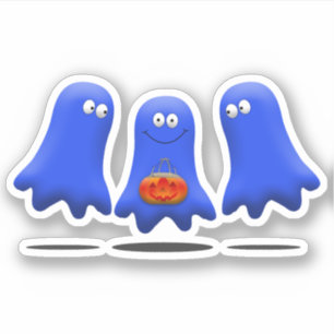 Sticker Boo Man Ghost Group