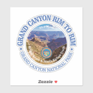 Sticker Bord du Grand Canyon à la ceinture (rd)