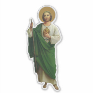 Sticker Bordure claire St. Jude 8"