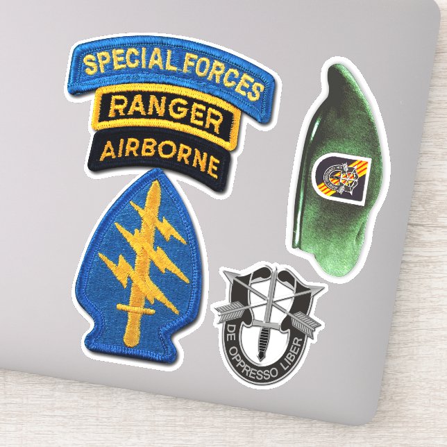 Sticker Bordure du 5e Groupe des forces spéciales de l'Arm (Détail)