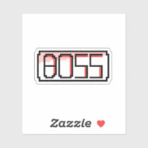"BOSS" Retro font