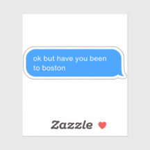 Boston Decal, Fantaisie Travel Merch, Élégant mini
