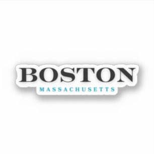 Sticker Boston Massachusetts