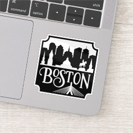 Sticker Boston Skyline
