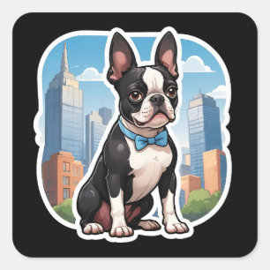 Sticker Boston Terrier