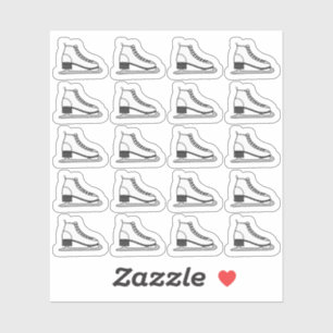 Sticker Bottes de patin à glace Patinage artistique Planif