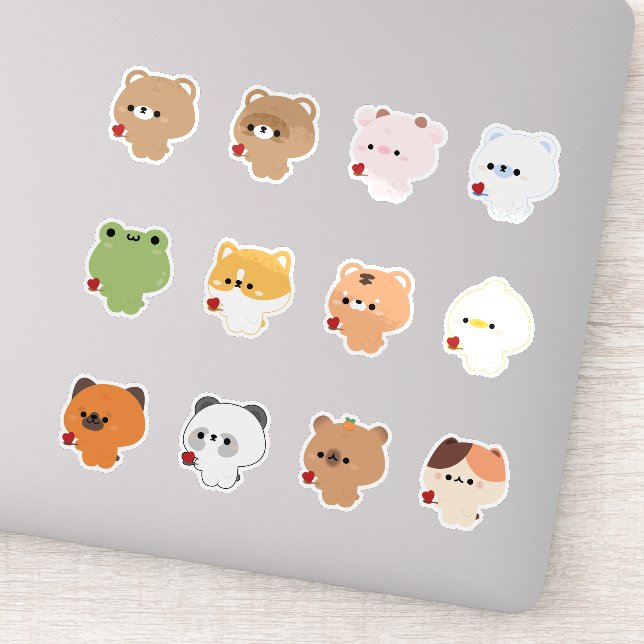 Sticker Bouche Animale Partie 2 (Détail)