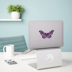 Sticker Bouche gothique pourpre