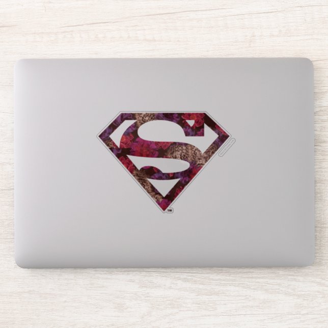 Sticker Bouclier S rose Floral (Ordinateur)