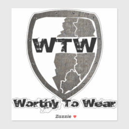 Sticker Bouclier WTW - À Porter