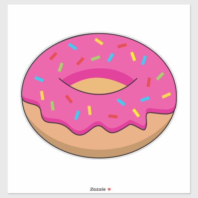 Sticker Bouillie de fraises avec des arrosages (Feuille)