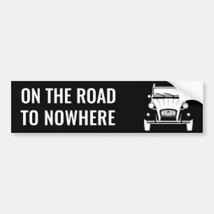 STICKER BOULANGERIE 2CV 'ROAD TO NWHERE'
