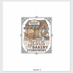 Sticker Boulangerie Jésus Façade Boulangerie Jésus Façade