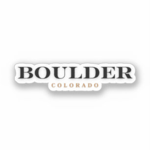 Sticker Boulder Colorado