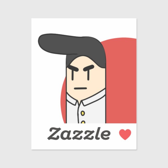 Sticker bouman121 リーゼント (Feuille)