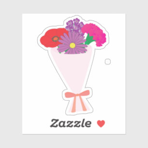Sticker Bouquet de fleurs