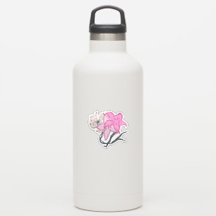 Sticker Bouquet de fleurs croisées roses