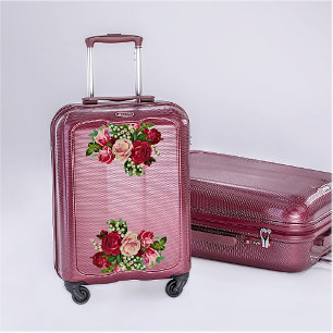 Sticker Bouquets de rose rouge vintage