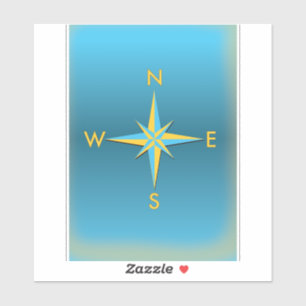 Sticker Boussole de navigation