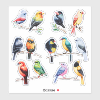 Sticker Bouteille d'aquarelle