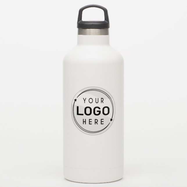 Sticker Bouteille d'eau de marque de l'entreprise Clear (Gourde)