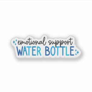 Sticker Bouteille d'eau de soutien émotionnel – Hydratatio