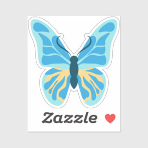 Sticker Bouterfly Custom Colors Graphic