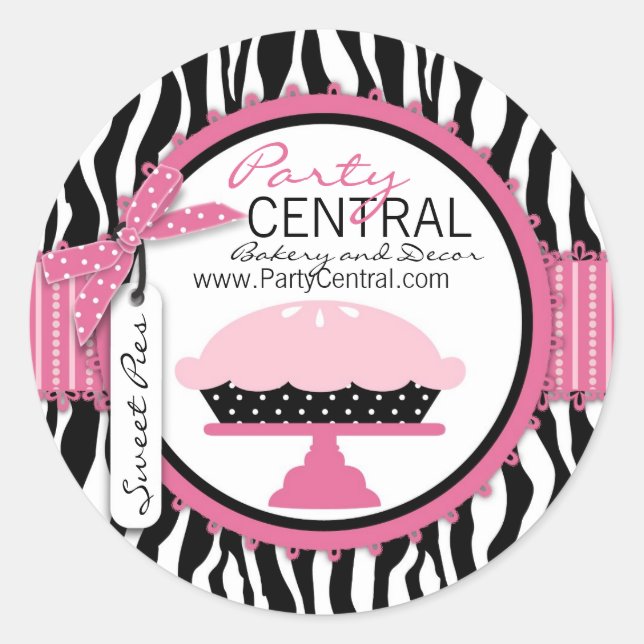 Sticker Boutique Chic Pie Business (Devant)