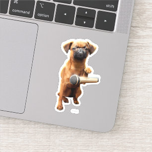 Sticker Bouton de la musique à gâcher