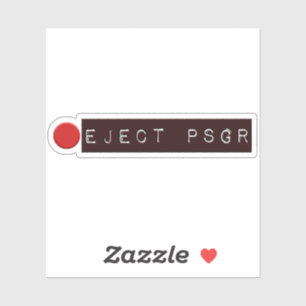 Sticker Bouton Éjecter un véhicule espion passager