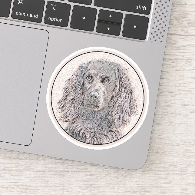 Sticker Boykin Peinture Espagnole - Cute Original Chien Ar (Détail)