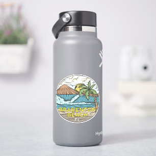 Sticker Bradenton Beach Floride Vintage
