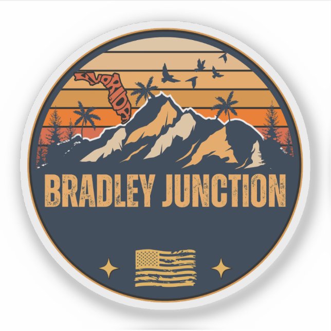 Sticker Bradley Junction, Floride  (Devant)