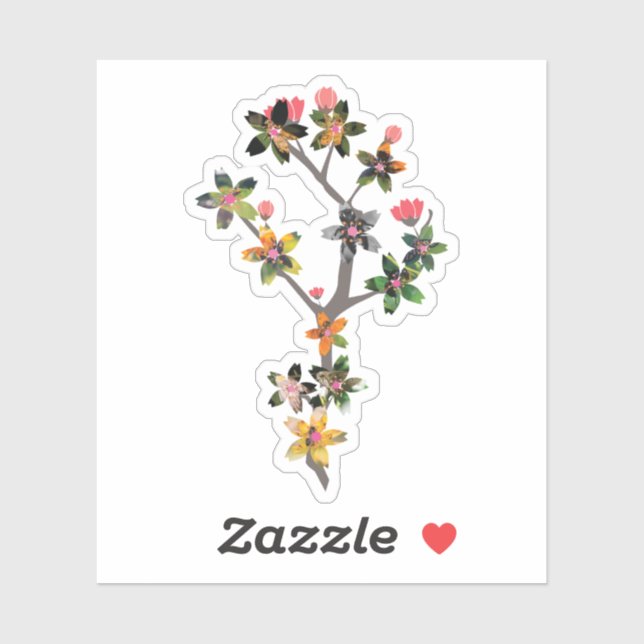 Sticker Branches d'insectes (Feuille)