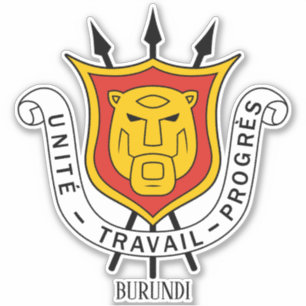 Sticker Bras Du Burundi Patriotique