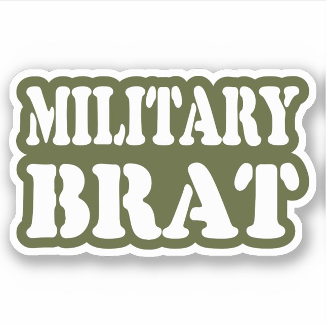 STICKER BRAT MILITAIRE (Devant)