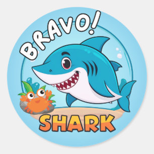 Sticker Bravo, Stickers Requin