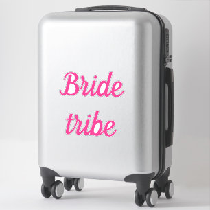 Sticker Bride Tribe Rose Bride Team Mariage de texte perso