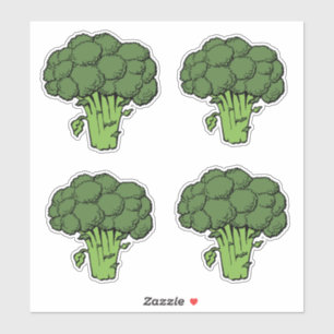 Sticker Broccoli vert