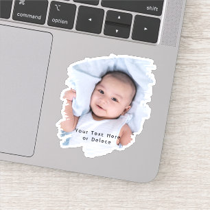 Sticker Brochures & Typographie simple Cute Photo Vinyl