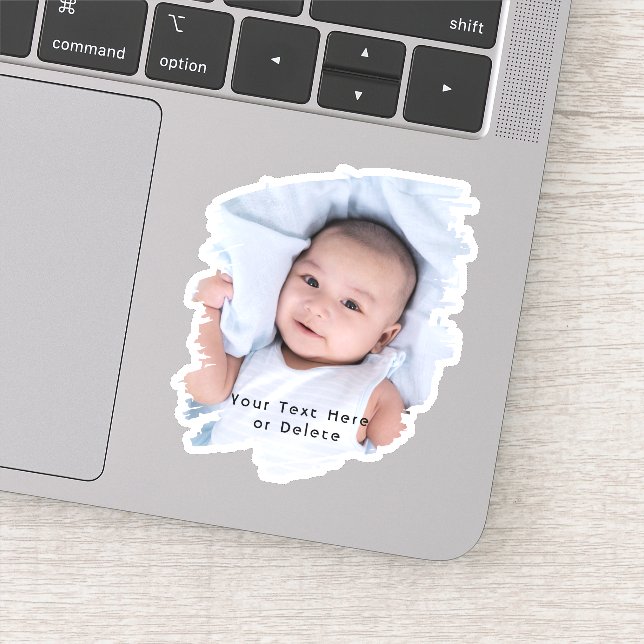 Sticker Brochures & Typographie simple Cute Photo Vinyl (Détail)