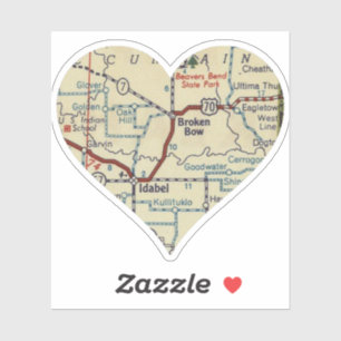 Sticker Broken Bow Oklahoma