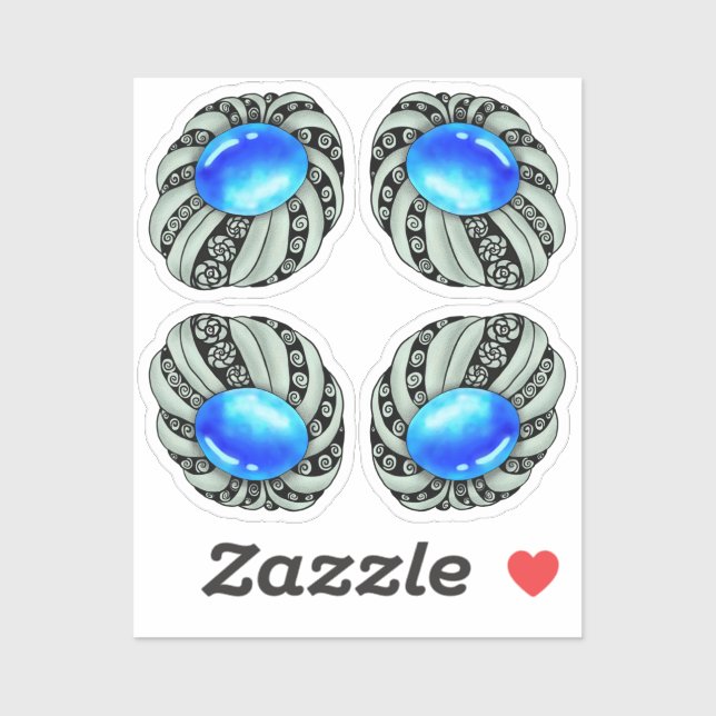 Sticker Brosche (Feuille)