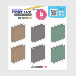 STICKER BTS - LIVRES, PAPIERS (CLASSEUR 3E ANNEAU)