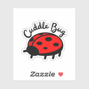 Sticker Bug de câlin Ladybug Design agréable et conforta