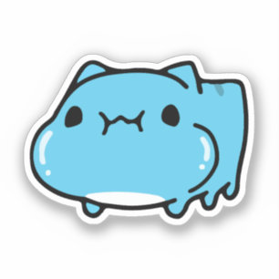 Sticker BugCat Capoo cat, Kawaii Comic Chat love