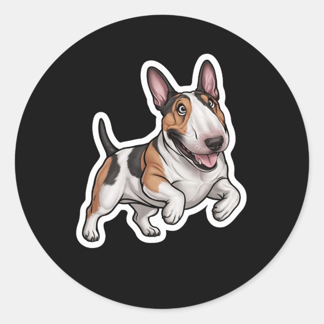 Sticker Bull Terrier (Devant)