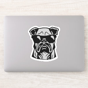 Sticker Bulldog dans les ombres